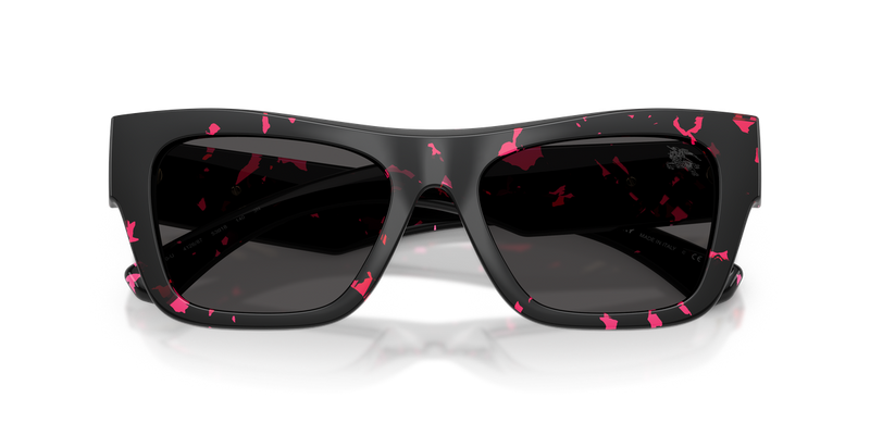 Burberry BE4490U in Fucsia Havana / Dark Grey (412687) - Alternate View