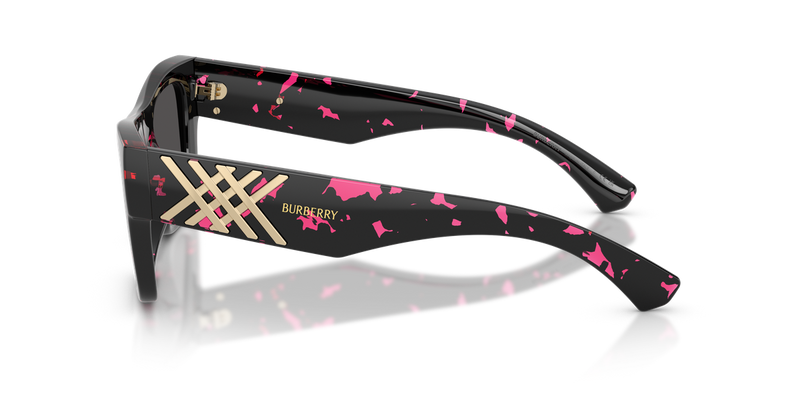 Burberry BE4490U in Fucsia Havana / Dark Grey (412687) - Alternate View