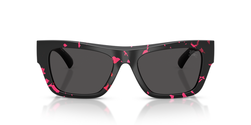 Burberry BE4490U in Fucsia Havana / Dark Grey (412687) - Alternate View