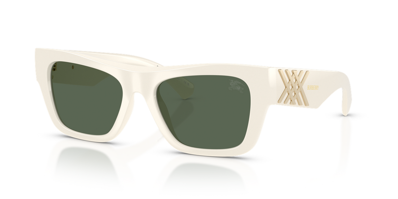 Burberry BE4490U in White / Dark Green (421871) - Alternate View