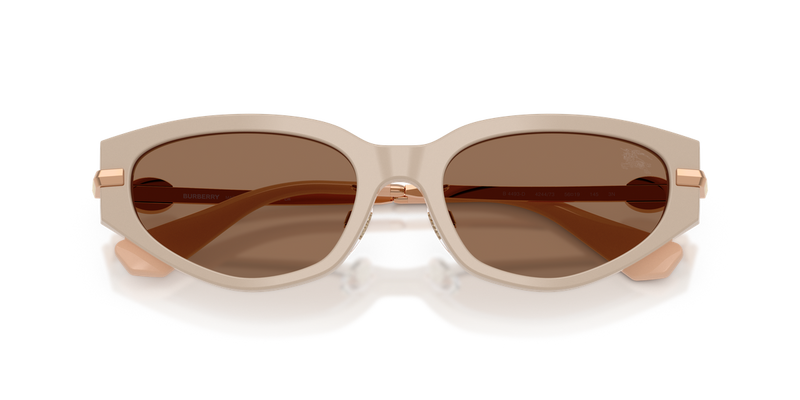 Burberry BE4493D in Beige / Dark Brown (424473) - Alternate View