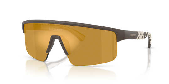 Burberry BE4498 - Matte Brown / Brown Mirror Gold (42345A)