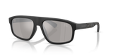 Matte Black / Light Grey Mirror Silver (42606G)