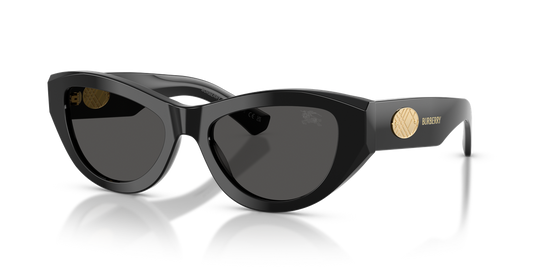 Burberry BE4502F - Black / Dark Grey (300187)