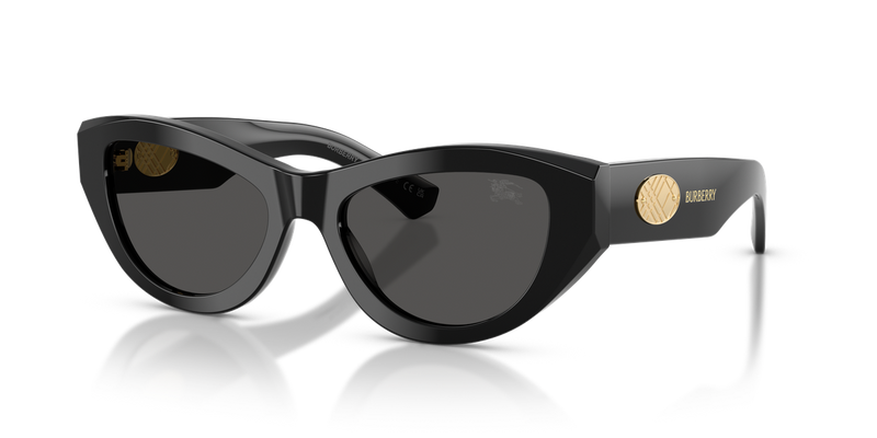 Burberry BE4502F in Black - Front View