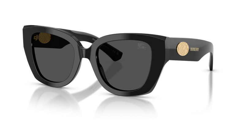 Burberry BE4503F in Black - Front View