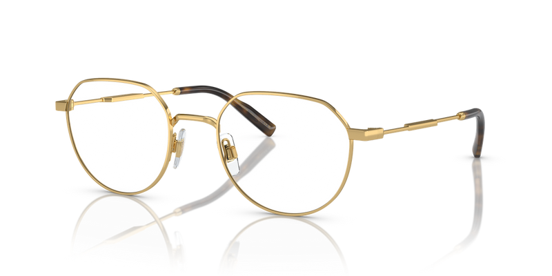 Dolce & Gabbana DG1349 in Gold / Demo Lens (02) - Front View