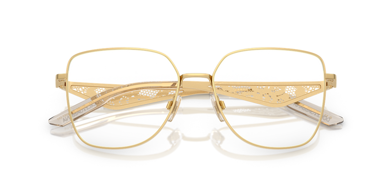 Dolce & Gabbana DG1358 in Gold / Demo Lens (02) - Side View