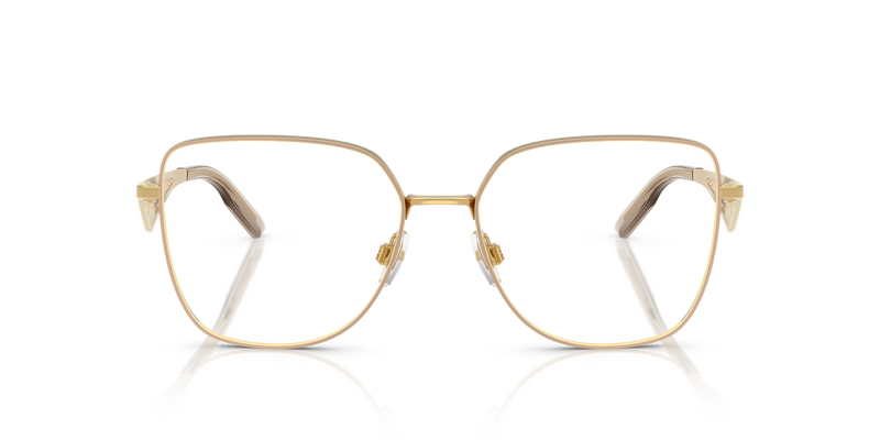 Dolce & Gabbana DG1358 in Gold/Matte Beige / Demo Lens (1366) - Alternate View
