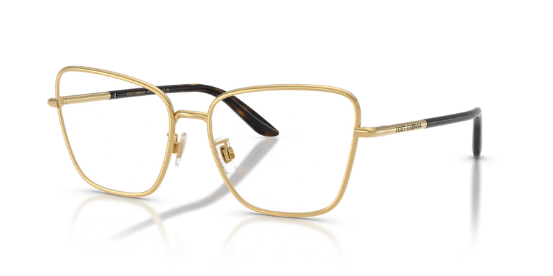 Dolce & Gabbana DG1359 in Gold / Demo Lens (02) - Front View