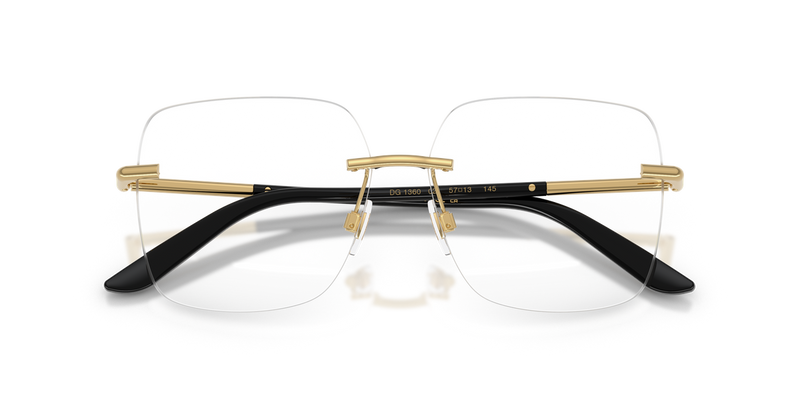 Dolce & Gabbana DG1360 in Gold / Demo Lens (02) - Side View