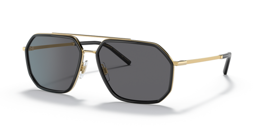 Dolce & Gabbana DG2285 - Gold/Black / Polarized Grey (02/81)