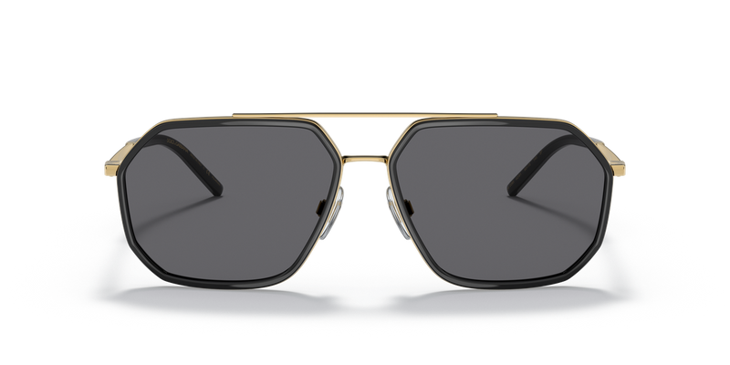 Dolce & Gabbana DG2285 in Gold/Black / Polarized Grey (02/81) - Alternate View