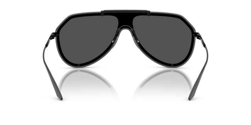 Dolce & Gabbana DG2309 in Black / Dark Grey (01/87) - Temple Detail