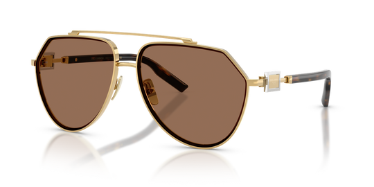 Dolce & Gabbana DG2315 - Gold / Dark Brown (02/73)