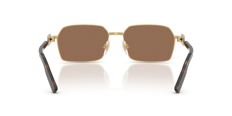 Dolce & Gabbana DG2316 in Gold / Dark Brown (02/73) - Temple Detail