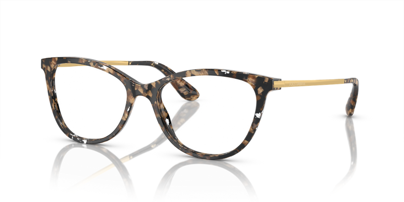 Dolce & Gabbana DG3258 in Cube Black/Gold / Demo Lens (911) - Alternate View