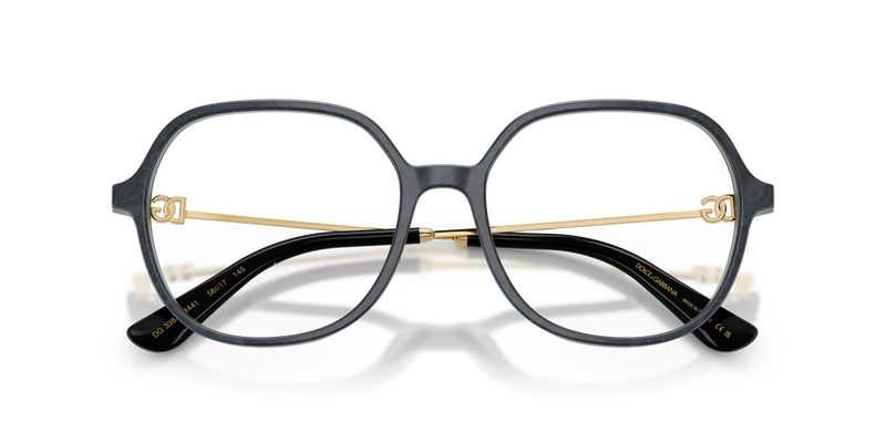 Dolce & Gabbana DG3364 in Lace Grey / Demo Lens (3441) - Side View