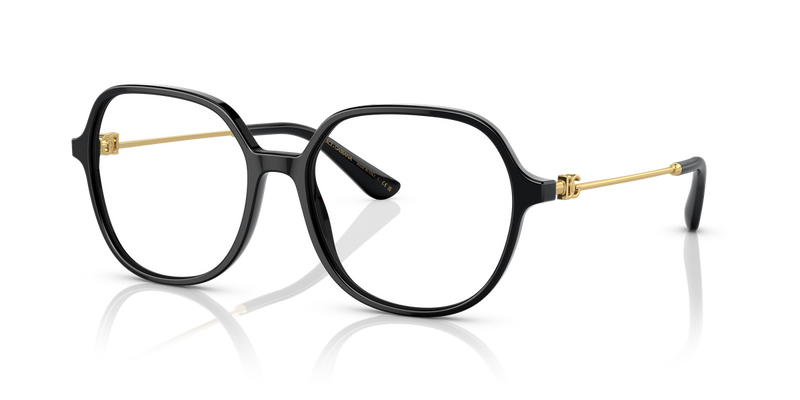 Dolce & Gabbana DG3364 in Black / Demo Lens (501) - Alternate View