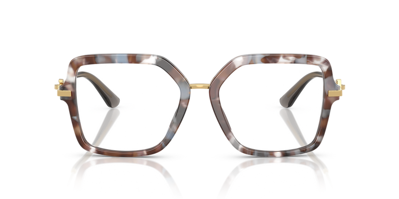 Dolce & Gabbana DG3396 in Havana Grey / Demo Lens (3445) - Alternate View