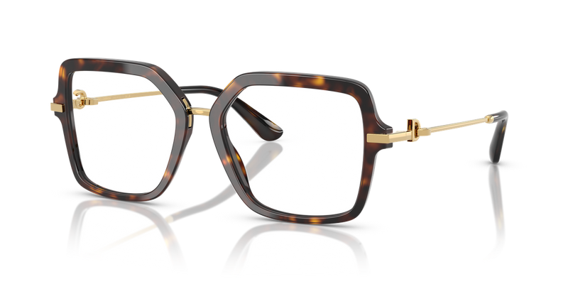 Dolce & Gabbana DG3396 in Havana / Demo Lens (502) - Alternate View
