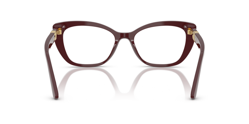 Dolce & Gabbana DG3398 in Bordeaux / Demo Lens (3091) - Temple Detail