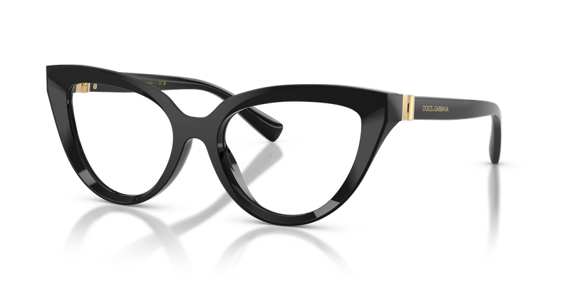 Dolce & Gabbana DG3414 in Black / Demo Lens (501) - Alternate View