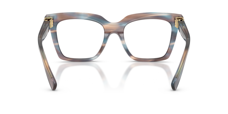Dolce & Gabbana DG3417 in Striped Blue / Demo Lens (3448) - Alternate View