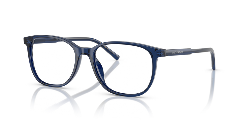 Dolce & Gabbana DG3426 in Transparent Blue / Demo Lens (3009) - Front View