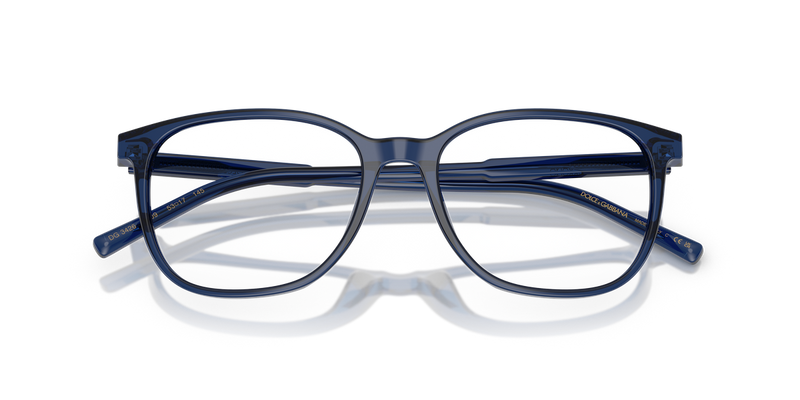 Dolce & Gabbana DG3426 in Transparent Blue / Demo Lens (3009) - Side View