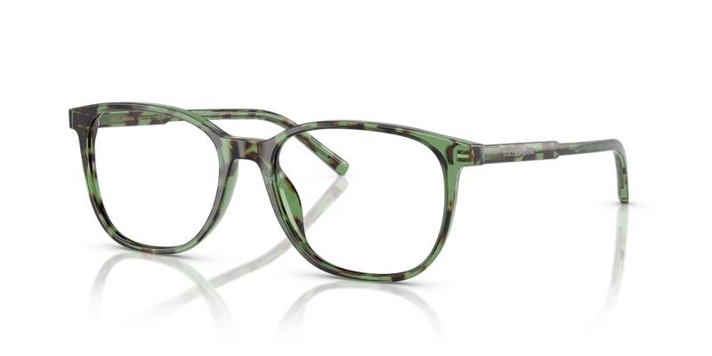 Dolce & Gabbana DG3426 in Havana Green / Demo Lens (3439) - Alternate View