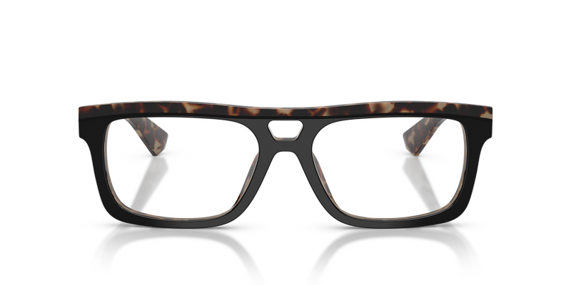 Dolce & Gabbana DG3431 in Black On Red Havana / Demo Lens (3417) - Alternate View