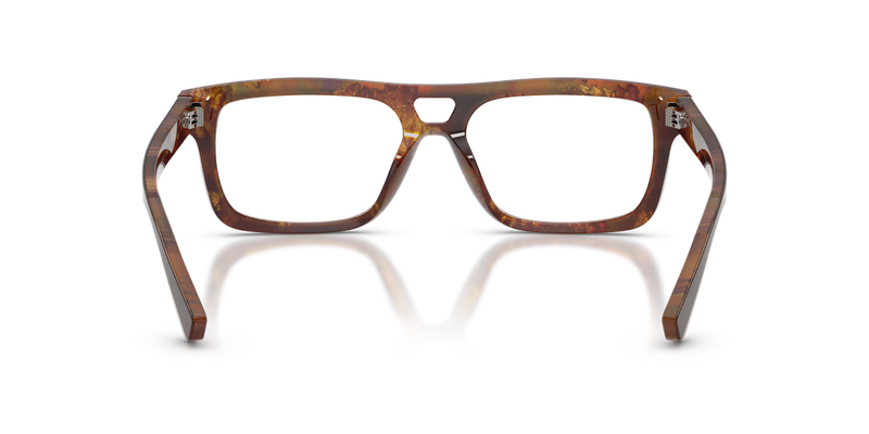 Dolce & Gabbana DG3431 in Top Brown/Pearl Gold & Brown / Demo Lens (3456) - Alternate View