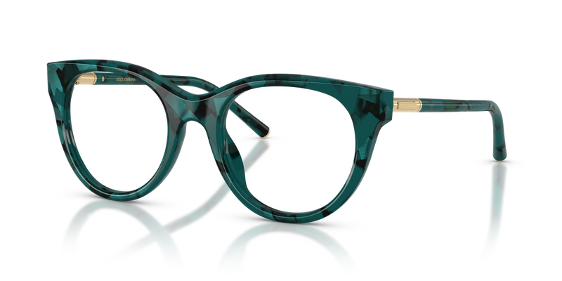 Dolce & Gabbana DG3433 in Pearl Havana Petroleum / Demo Lens (3460) - Front View