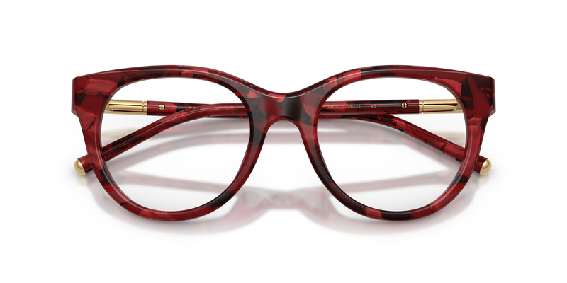 Dolce & Gabbana DG3433 in Pearl Havana Red / Demo Lens (3463) - Alternate View
