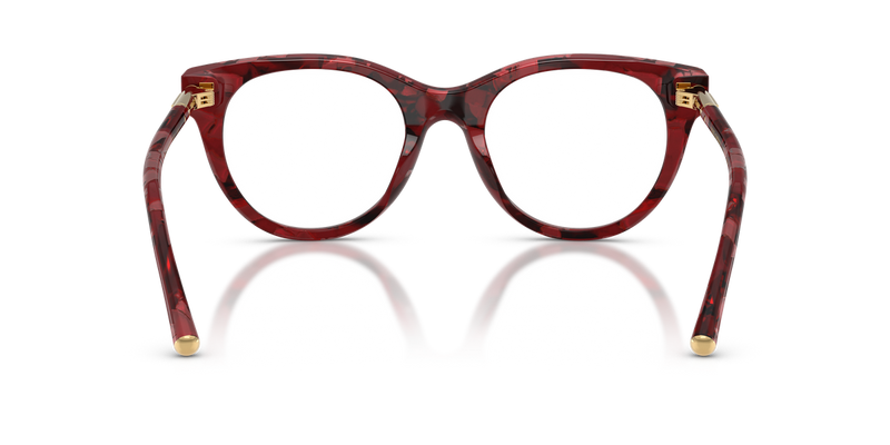 Dolce & Gabbana DG3433 in Pearl Havana Red / Demo Lens (3463) - Alternate View