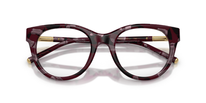 Dolce & Gabbana DG3433 in Pearl Havana Purple / Demo Lens (3464) - Alternate View