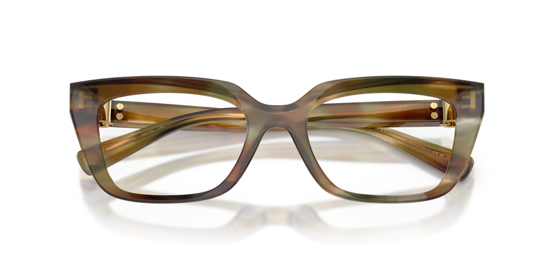 Dolce & Gabbana DG3436 in Striped Ochre / Demo Lens (3446) - Alternate View