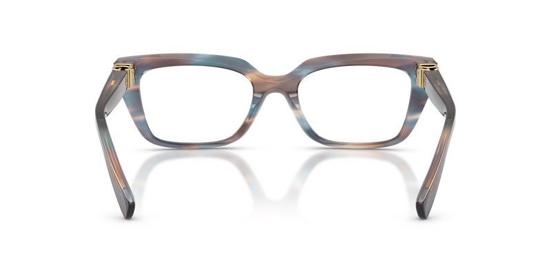 Dolce & Gabbana DG3436 in Striped Blue / Demo Lens (3448) - Alternate View