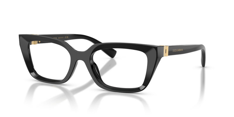 Dolce & Gabbana DG3436 in Black / Demo Lens (501) - Alternate View