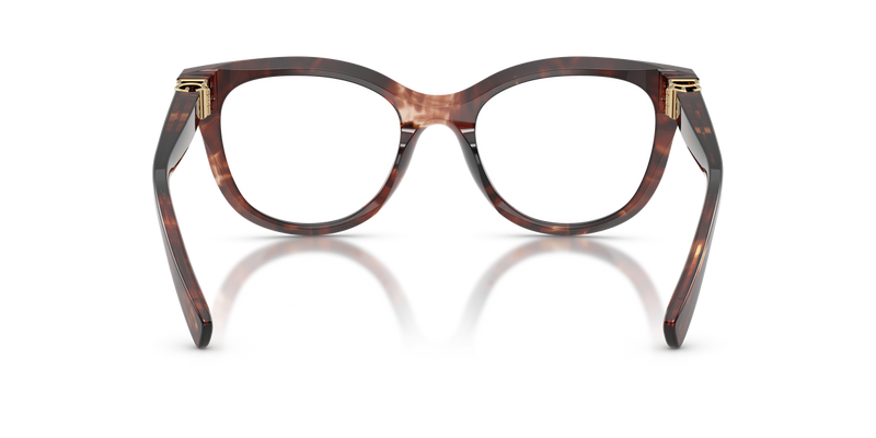 Dolce & Gabbana DG3437 in Dark Red Havana / Demo Lens (3222) - Alternate View