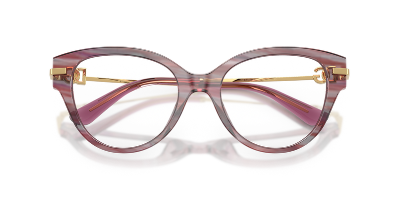 Dolce & Gabbana DG3438 in Striped Violet - Alternate View