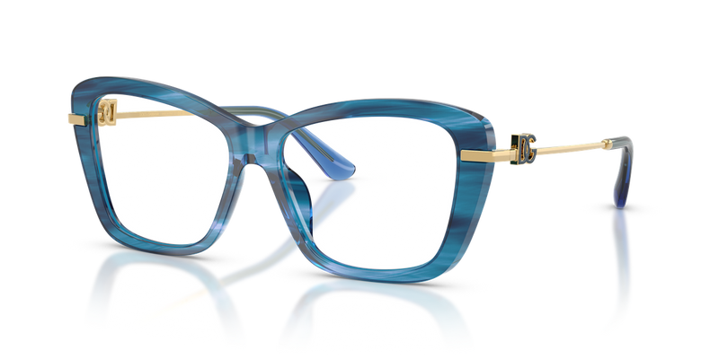 Dolce & Gabbana DG3439 in Striped Blue - Alternate View