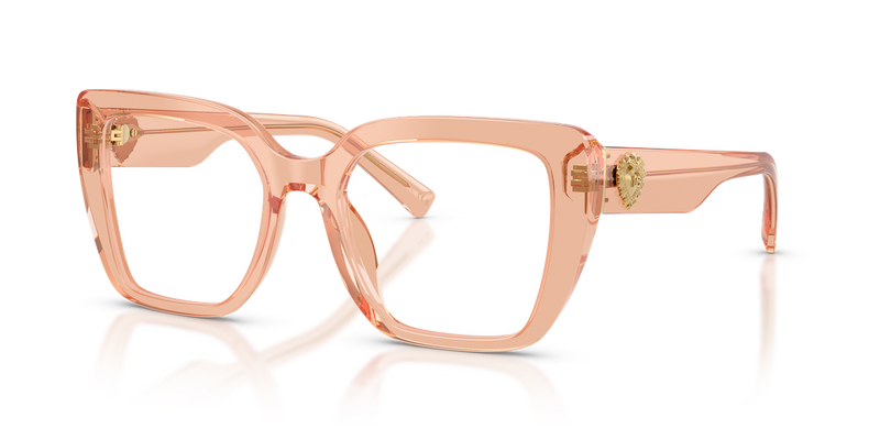 Dolce & Gabbana DG3441 in Nude Transparent - Front View