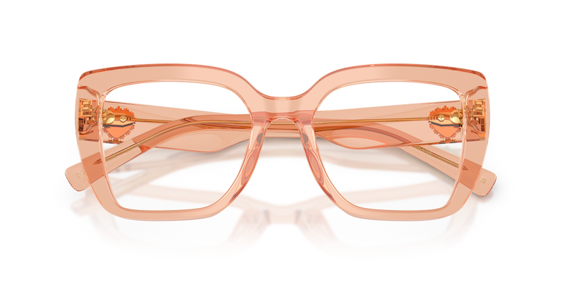 Dolce & Gabbana DG3441 in Nude Transparent - Side View