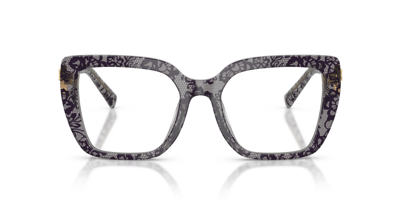 Dolce & Gabbana DG3441 in Print Black Lace - Alternate View