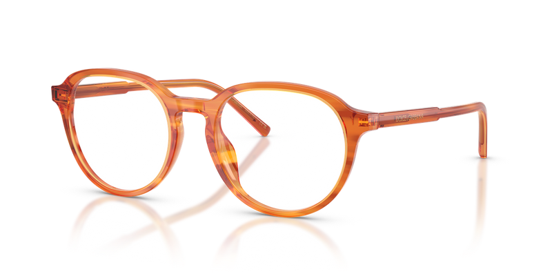 Dolce & Gabbana DG3444 in Camel On Striped Ginger / Demo Lens (3483) - Alternate View