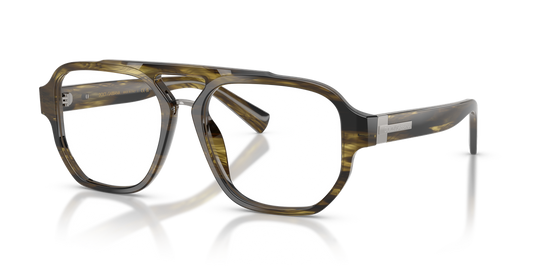 Dolce & Gabbana DG3447 - Striped Green / Demo Lens (3066)