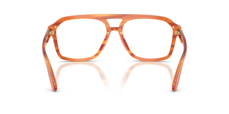 Dolce & Gabbana DG3452 in Transparent Camel On Striped Ginger - Alternate View
