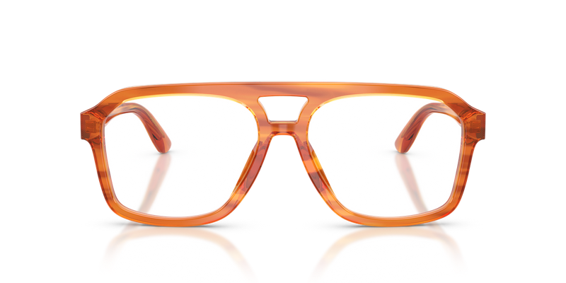 Dolce & Gabbana DG3452 in Transparent Camel On Striped Ginger - Alternate View